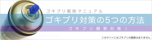 ゴキブリ駆除マニュアルへようこそ！